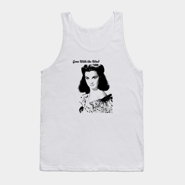 Leigh Vivien Gone With the Wind Tank Top by Hoang Bich